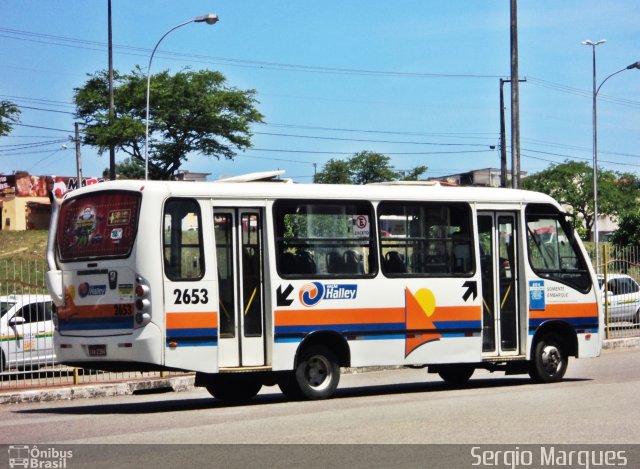 Viação Halley 2653 na cidade de Aracaju, Sergipe, Brasil, por Sergio Marques . Número da foto: #2230938.