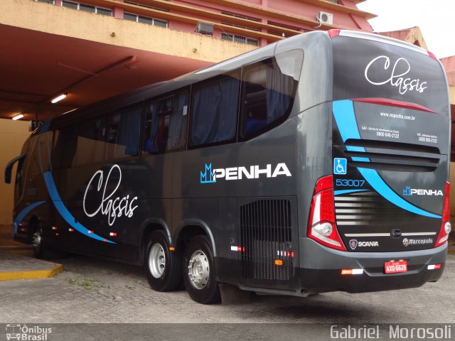 Empresa de Ônibus Nossa Senhora da Penha 53007 na cidade de Pelotas, Rio Grande do Sul, Brasil, por Gabriel  Morosoli. Número da foto: #2229419.