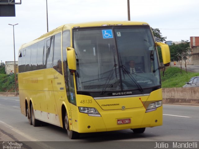 Viação Itapemirim 48135 na cidade de Belo Horizonte, Minas Gerais, Brasil, por Júlio  Mandelli. Número da foto: #2230972.