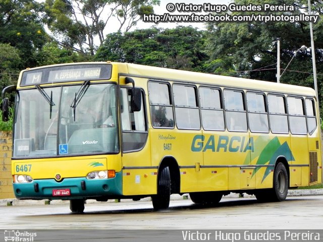 Viação Garcia 6467 na cidade de Maringá, Paraná, Brasil, por Victor Hugo Guedes Pereira. Número da foto: #2229532.
