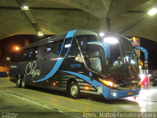 Empresa de Ônibus Nossa Senhora da Penha 53019 na cidade de Fortaleza, Ceará, Brasil, por Amós  Mattos. Número da foto: #2231255.