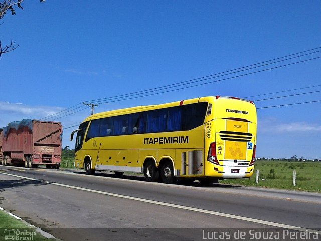 Viação Itapemirim 60055 na cidade de Campos dos Goytacazes, Rio de Janeiro, Brasil, por Lucas de Souza Pereira. Número da foto: #2231227.
