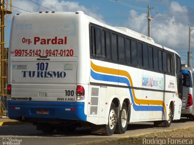 Coopealbus 107 na cidade de Caruaru, Pernambuco, Brasil, por Rodrigo Fonseca. Número da foto: #2231740.