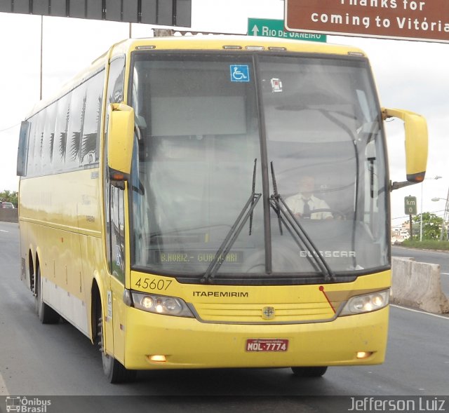 Viação Itapemirim 45607 na cidade de Vitória, Espírito Santo, Brasil, por J.  Luiz. ID da foto: 2232067.