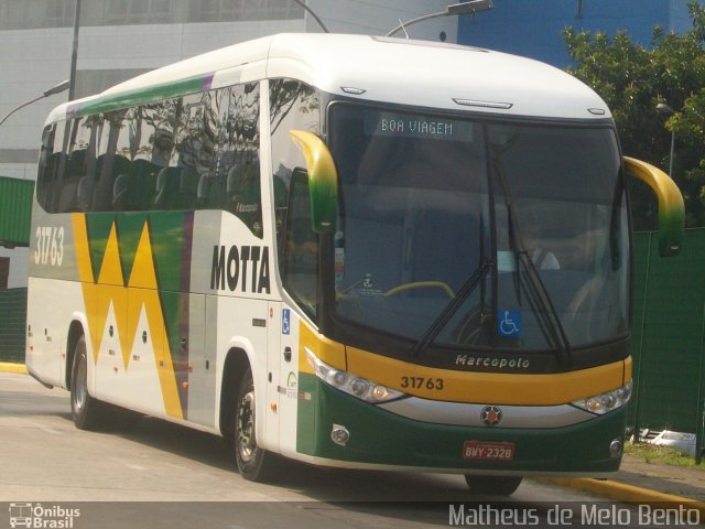 Viação Motta 31763 na cidade de São Paulo, São Paulo, Brasil, por Matheus de Melo Bento. Número da foto: #2233230.