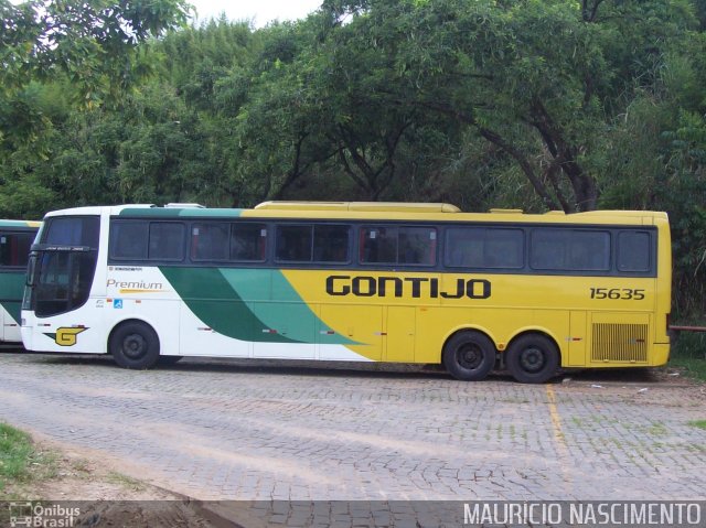 Empresa Gontijo de Transportes 15635 na cidade de Belo Horizonte, Minas Gerais, Brasil, por Maurício Nascimento. ID da foto: 2234694.