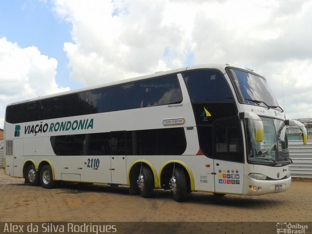 Viação Rondônia 2110 na cidade de Porto Velho, Rondônia, Brasil, por Alex da Silva Rodrigues. ID da foto: 2234472.