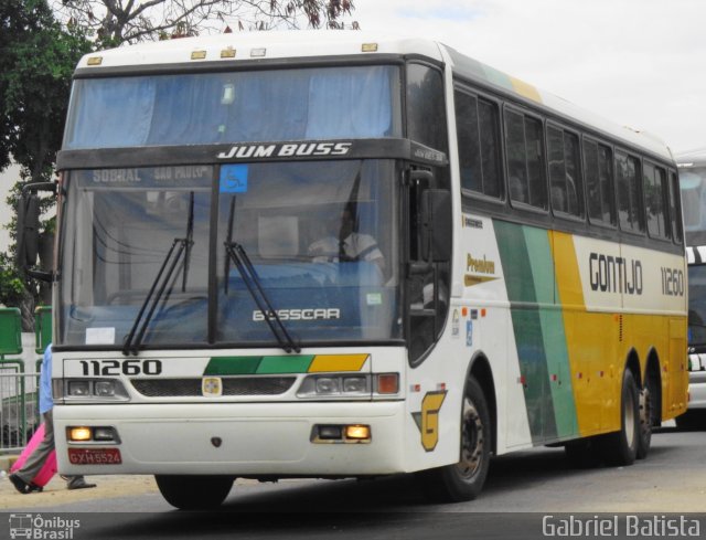 Empresa Gontijo de Transportes 11260 na cidade de Rio de Janeiro, Rio de Janeiro, Brasil, por Gabriel Batista. ID da foto: 2233160.