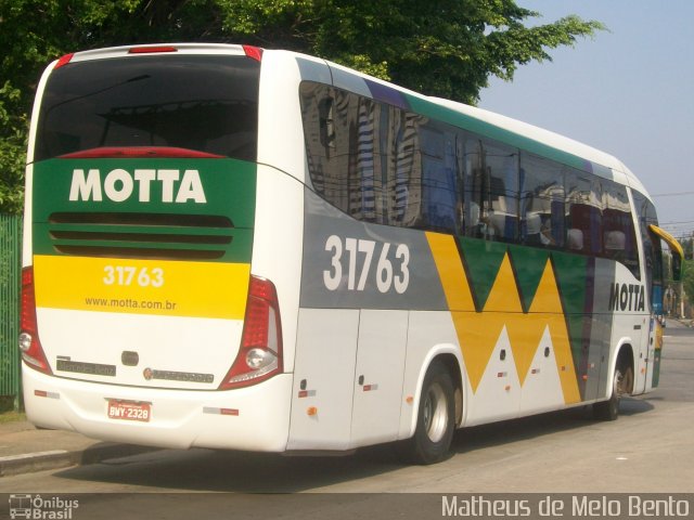 Viação Motta 31763 na cidade de São Paulo, São Paulo, Brasil, por Matheus de Melo Bento. Número da foto: #2233232.