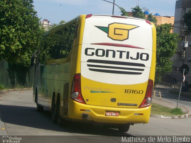 Empresa Gontijo de Transportes 18160 na cidade de São Paulo, São Paulo, Brasil, por Matheus de Melo Bento. Número da foto: #2233544.