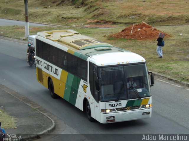 Empresa Gontijo de Transportes 3870 na cidade de Belo Horizonte, Minas Gerais, Brasil, por Adão Raimundo Marcelino. Número da foto: #2234516.