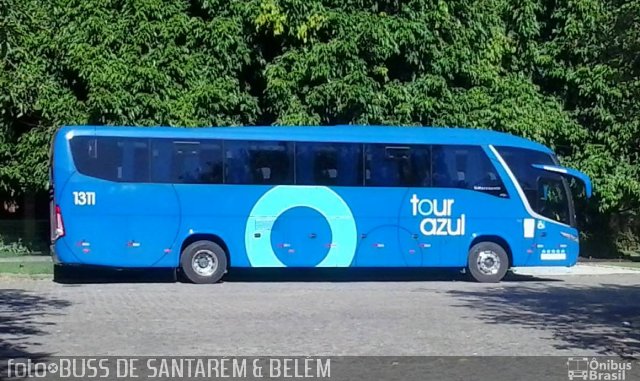 Tour Azul Transportes e Locações 1311 na cidade de Recife, Pernambuco, Brasil, por Adelso Silva Luis Doidinho. Número da foto: #2233597.