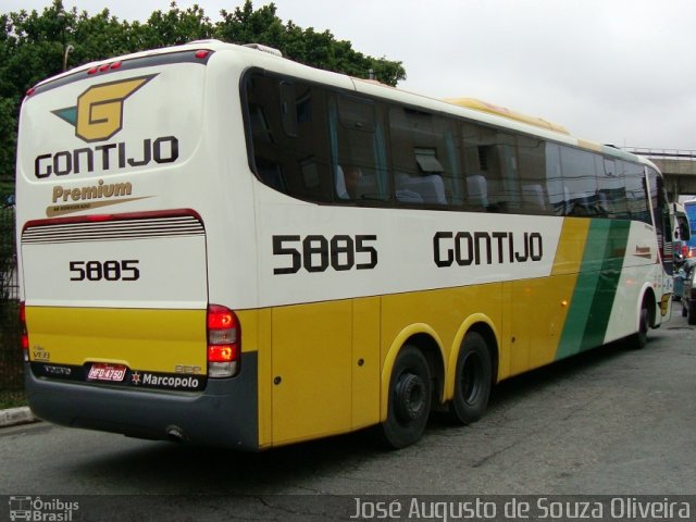 Empresa Gontijo de Transportes 5885 na cidade de São Paulo, São Paulo, Brasil, por José Augusto de Souza Oliveira. ID da foto: 2236408.