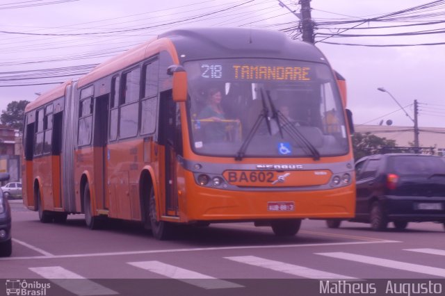 Transporte Coletivo Glória BA602 na cidade de Curitiba, Paraná, Brasil, por Matheus  Augusto. ID da foto: 2236337.