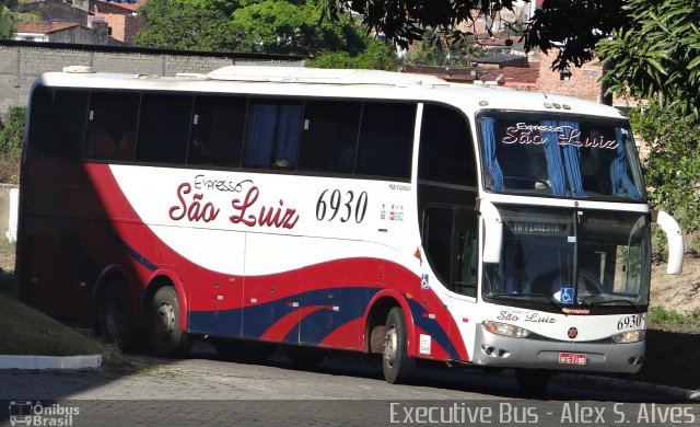 Expresso São Luiz 6930 na cidade de Maceió, Alagoas, Brasil, por Alex Santos. ID da foto: 2235325.