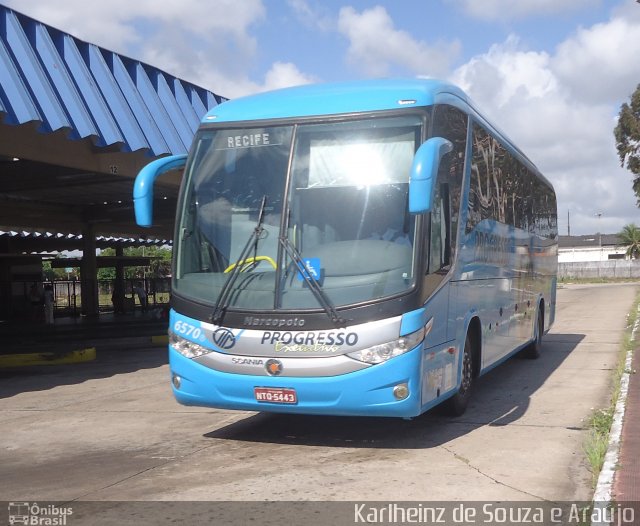 Auto Viação Progresso 6570 na cidade de Natal, Rio Grande do Norte, Brasil, por Karlheinz de Souza e Araújo. Número da foto: #2237011.