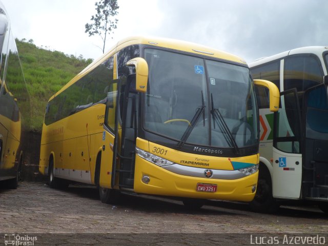 Viação Itapemirim 3001 na cidade de Ouro Preto, Minas Gerais, Brasil, por Lucas Azevedo. Número da foto: #2238367.