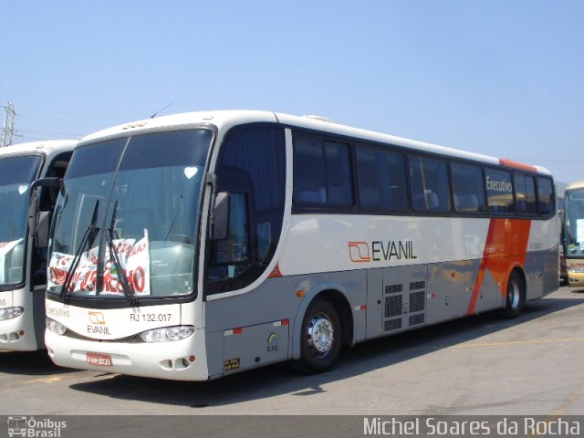 Evanil Transportes e Turismo RJ 132.017 na cidade de Aparecida, São Paulo, Brasil, por Michel Soares da Rocha. ID da foto: 2237310.