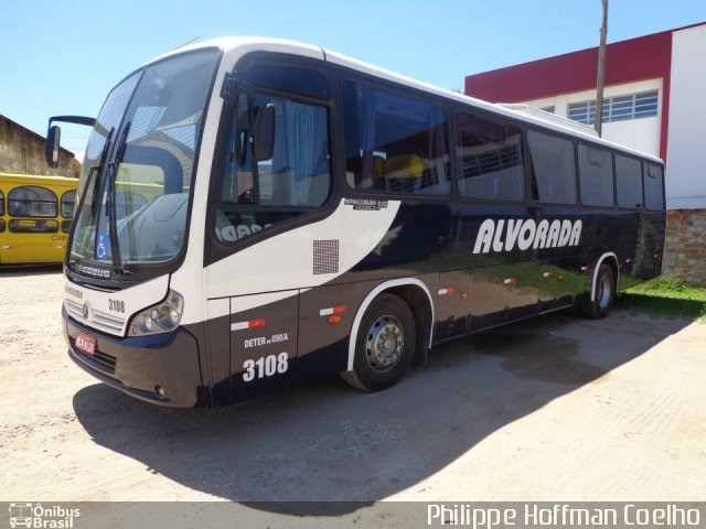 Transportes Alvorada 3108 na cidade de Laguna, Santa Catarina, Brasil, por Paulo de Souza. Número da foto: #2237934.