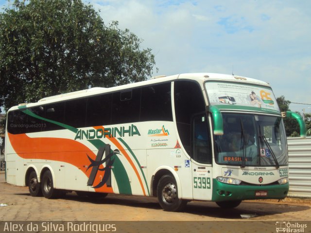 Empresa de Transportes Andorinha 5399 na cidade de Porto Velho, Rondônia, Brasil, por Alex da Silva Rodrigues. ID da foto: 2238253.