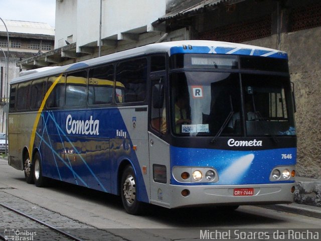 Viação Cometa 7646 na cidade de Rio de Janeiro, Rio de Janeiro, Brasil, por Michel Soares da Rocha. ID da foto: 2238513.