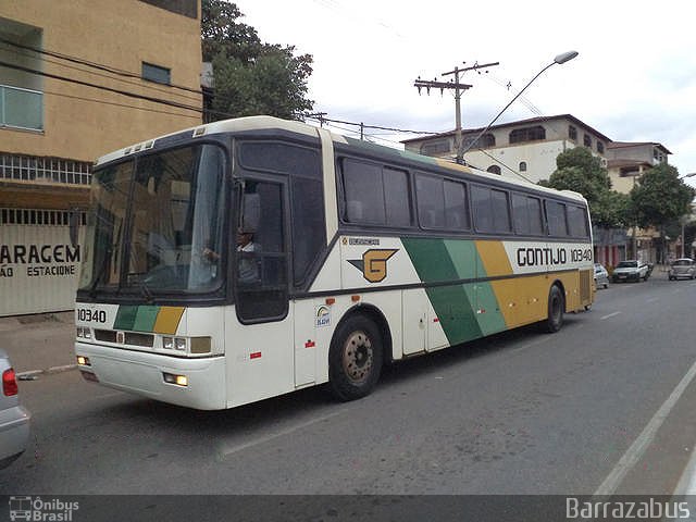 Empresa Gontijo de Transportes 10340 na cidade de Governador Valadares, Minas Gerais, Brasil, por Rodrigo Barraza. ID da foto: 2237487.