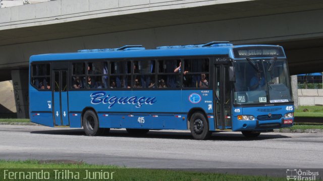 Biguaçu Transportes Coletivos Administração e Participação 415 na cidade de Florianópolis, Santa Catarina, Brasil, por Fernando Trilha Junior. Número da foto: #2238752.