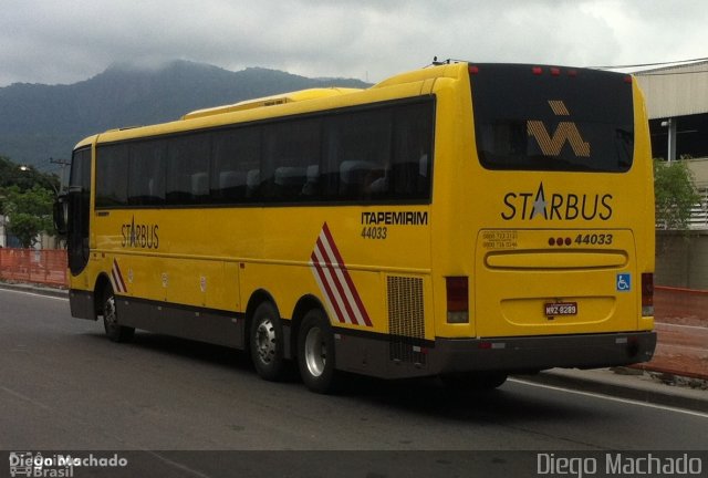 Viação Itapemirim 44033 na cidade de Rio de Janeiro, Rio de Janeiro, Brasil, por Diego dos Reis Machado. Número da foto: #2239572.