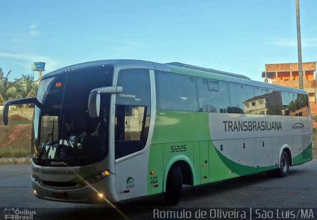 Transbrasiliana Transportes e Turismo 51225 na cidade de São Luís, Maranhão, Brasil, por Romulo de Oliveira Clementino. Número da foto: #2239931.