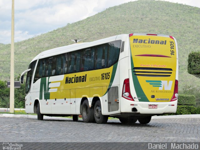 Viação Nacional 16105 na cidade de Jequié, Bahia, Brasil, por Daniel  Machado. Número da foto: #2239474.