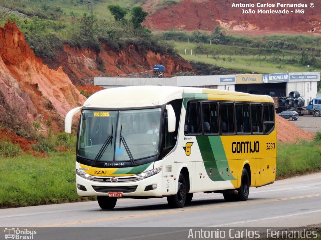 Empresa Gontijo de Transportes 3230 na cidade de João Monlevade, Minas Gerais, Brasil, por Antonio Carlos Fernandes. Número da foto: #2241112.