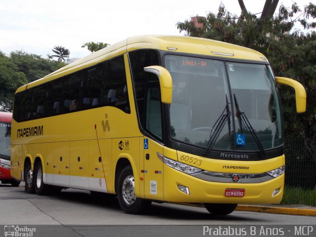 Viação Itapemirim 60523 na cidade de São Paulo, São Paulo, Brasil, por Cristiano Soares da Silva. Número da foto: #2242126.