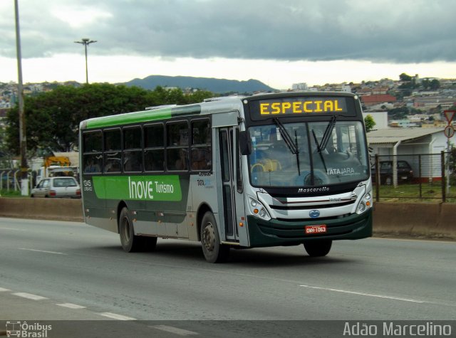 Tata - Jara - I9 Transporte e Turismo - Inove Turismo 1345 na cidade de Belo Horizonte, Minas Gerais, Brasil, por Adão Raimundo Marcelino. Número da foto: #2242339.