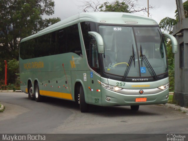 Viação Itapemirim 257 na cidade de Vitória, Espírito Santo, Brasil, por Maykon Rocha. Número da foto: #2242776.