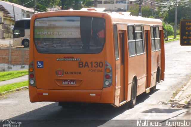 Transporte Coletivo Glória BA130 na cidade de Curitiba, Paraná, Brasil, por Matheus  Augusto. Número da foto: #2240732.