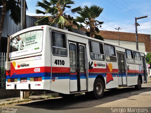 Transporte Tropical 4110 na cidade de Aracaju, Sergipe, Brasil, por Sergio Marques . Número da foto: #2242582.