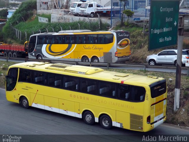 Viação Itapemirim 5097 na cidade de Belo Horizonte, Minas Gerais, Brasil, por Adão Raimundo Marcelino. ID da foto: 2242447.