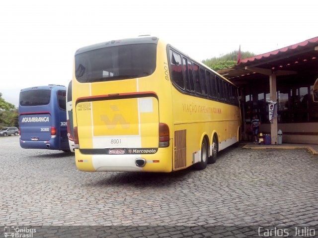 Viação Itapemirim 8001 na cidade de Casimiro de Abreu, Rio de Janeiro, Brasil, por Carlos Julio. Número da foto: #2241598.