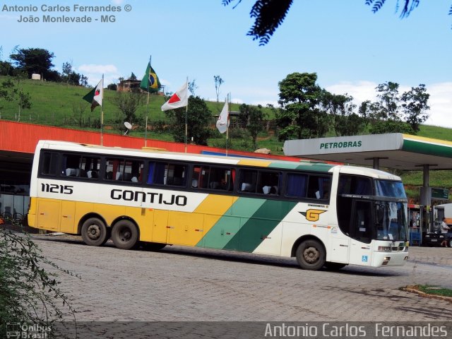 Empresa Gontijo de Transportes 11215 na cidade de João Monlevade, Minas Gerais, Brasil, por Antonio Carlos Fernandes. Número da foto: #2241994.
