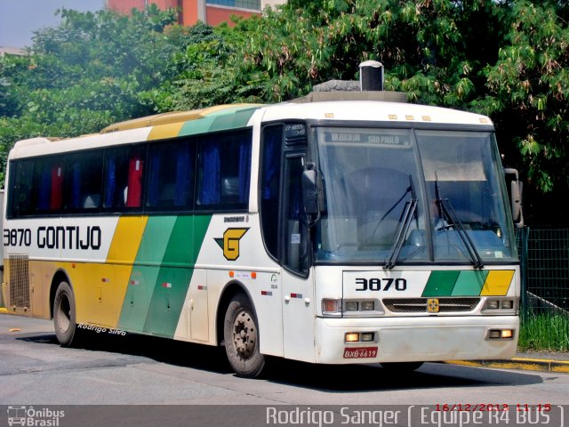 Empresa Gontijo de Transportes 3870 na cidade de São Paulo, São Paulo, Brasil, por Rodrigo  Carvalho. Número da foto: #2242289.