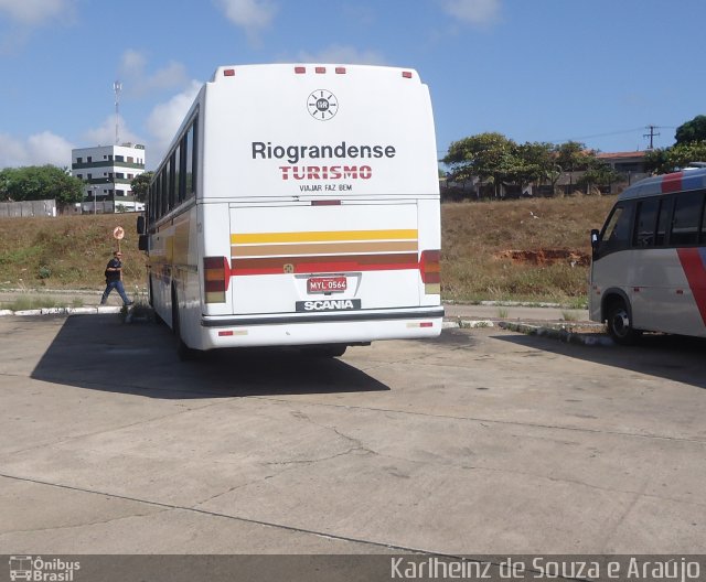 Viação Riograndense 1110 na cidade de Natal, Rio Grande do Norte, Brasil, por Karlheinz de Souza e Araújo. Número da foto: #2242981.