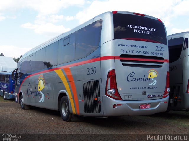 Camini Transporte Turismo 2120 na cidade de Itu, São Paulo, Brasil, por Paulo Ricardo. ID da foto: 2244508.