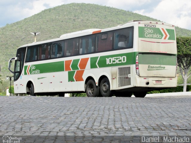 Cia. São Geraldo de Viação 10520 na cidade de Jequié, Bahia, Brasil, por Daniel  Machado. Número da foto: #2243851.