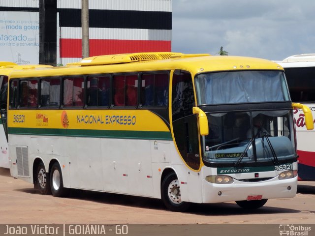 Nacional Expresso 36321 na cidade de Goiânia, Goiás, Brasil, por João Victor. ID da foto: 2244397.