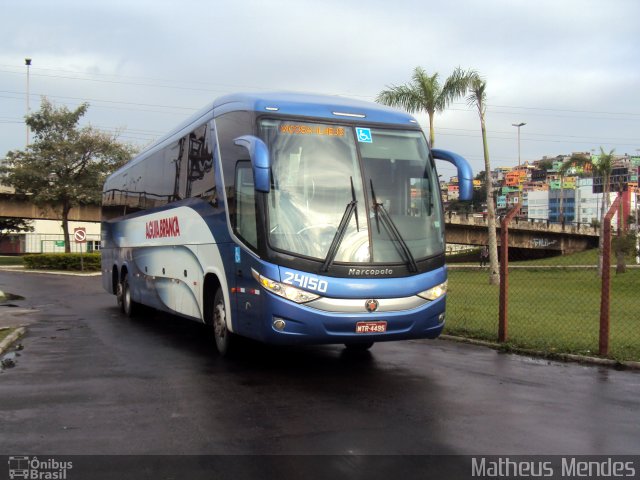 Viação Águia Branca 24150 na cidade de Vitória, Espírito Santo, Brasil, por Matheus Mendes. Número da foto: #2243912.