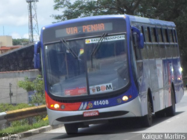 Radial Transporte Coletivo 41.408 na cidade de Itaquaquecetuba, São Paulo, Brasil, por Kaique Martins. ID da foto: 2243770.