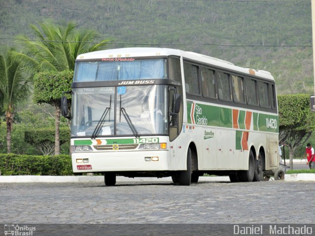 Cia. São Geraldo de Viação 11420 na cidade de Jequié, Bahia, Brasil, por Daniel  Machado. Número da foto: #2246538.
