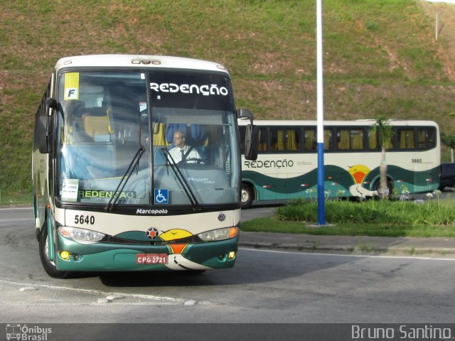 Redenção Turismo 5640 na cidade de Taboão da Serra, São Paulo, Brasil, por Bruno Santino. Número da foto: #2245612.