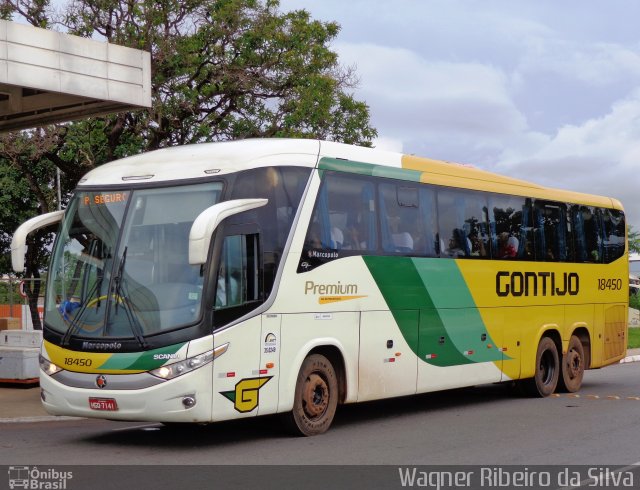 Empresa Gontijo de Transportes 18450 na cidade de Brasília, Distrito Federal, Brasil, por Wagner Ribeiro da Silva. Número da foto: #2246742.