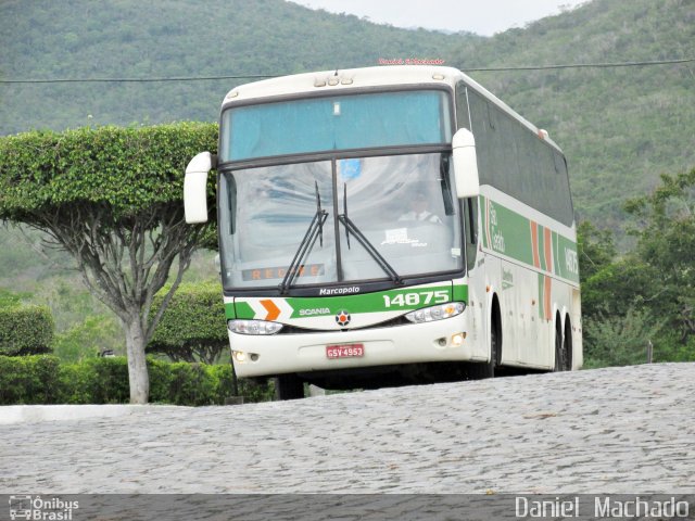 Cia. São Geraldo de Viação 14875 na cidade de Jequié, Bahia, Brasil, por Daniel  Machado. Número da foto: #2246531.